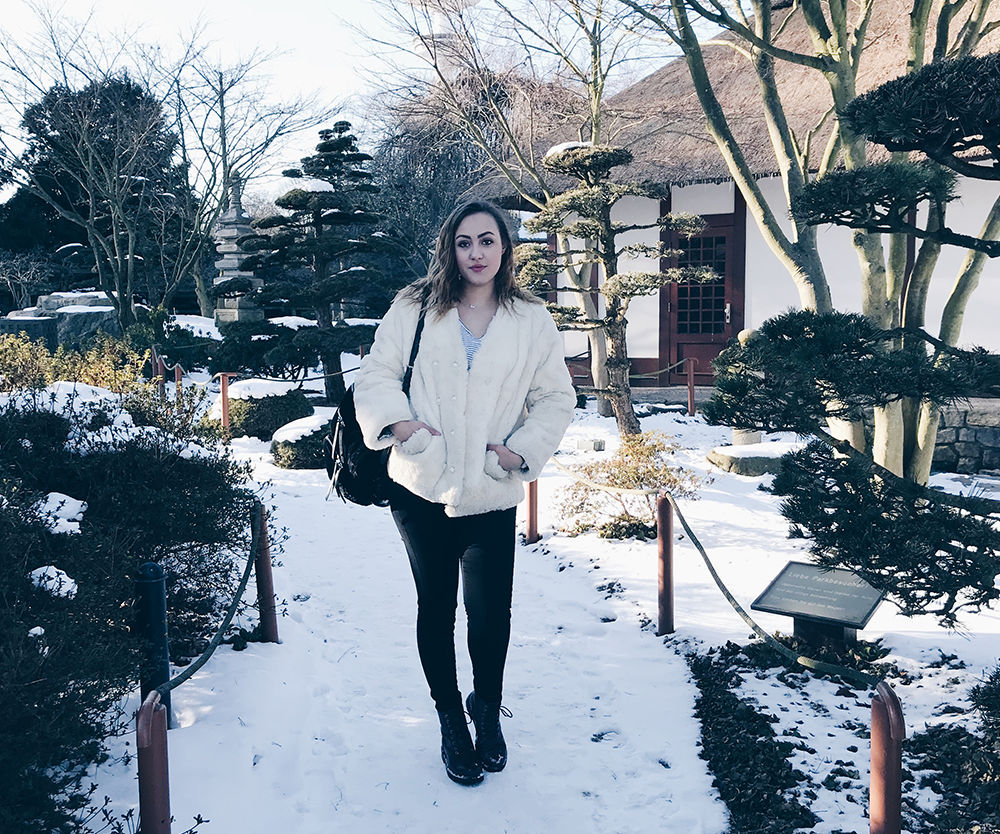 kuschelige Teddyjacke - das Statementpiece im Winter Fashion Blog aus Hamburg