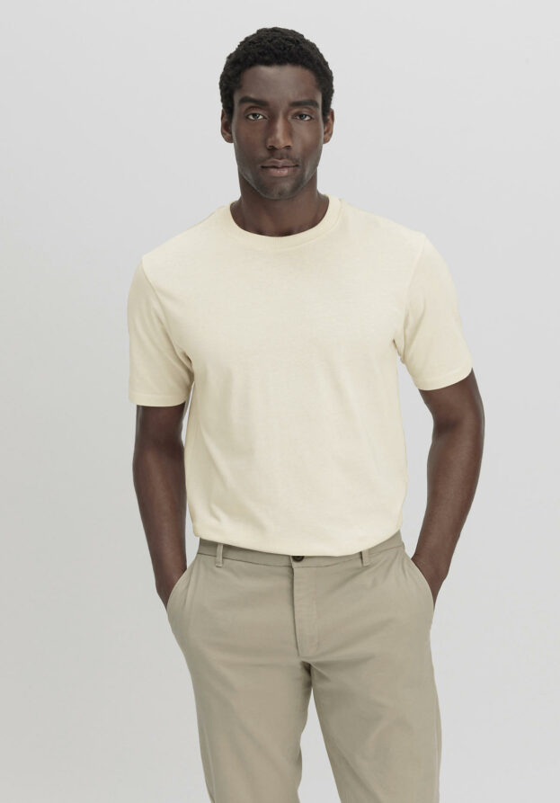 hessnatur Herren Heavy Shirt Relaxed aus Bio-Baumwolle - natur - Größe 50