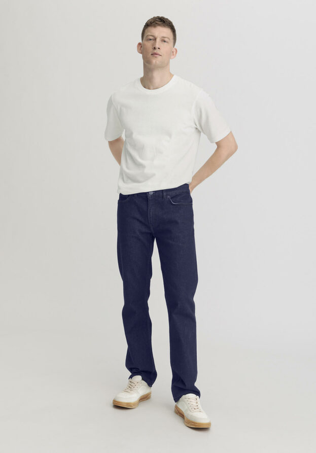 hessnatur Herren Jeans BEN Regular Straight aus Bio-Denim - blau - Größe 31/32
