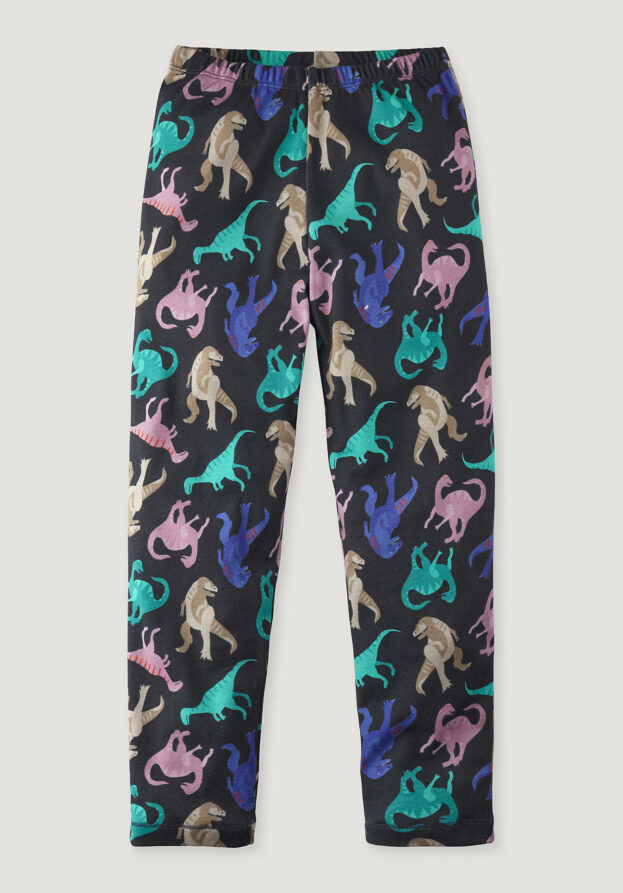 hessnatur Kinder  Pyjama Regular aus Bio-Baumwolle - blau - Größe 122/128