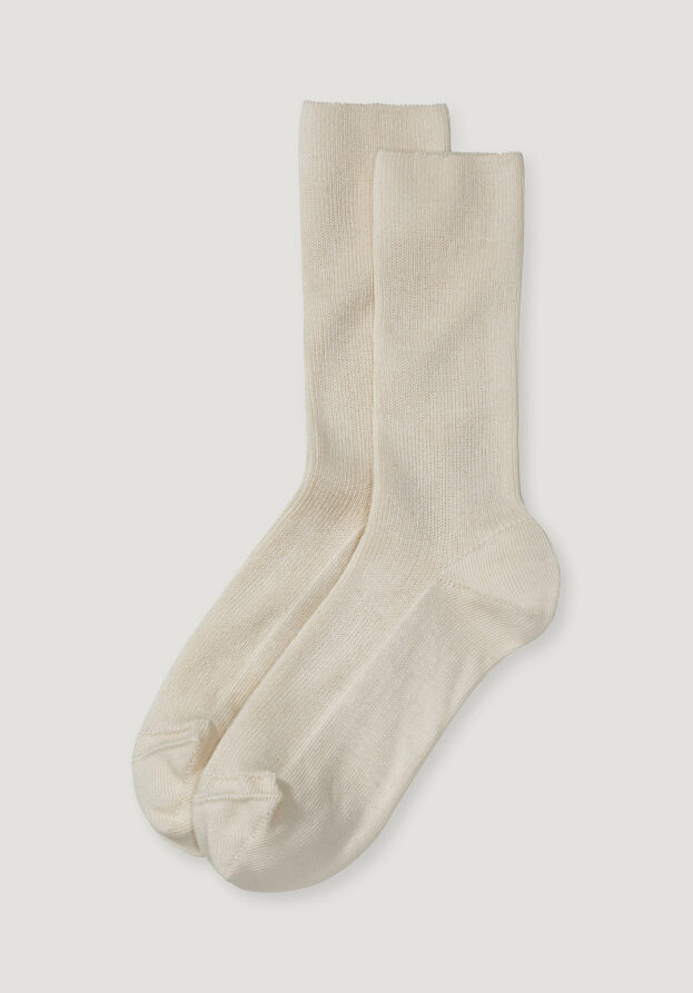 hessnatur Socken im 2er-Pack aus Bio-Baumwolle - natur - Größe 38/39