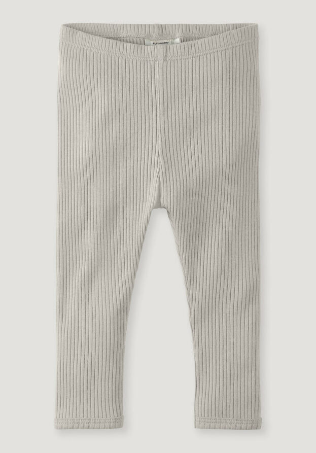 hessnatur Baby Hose Slim aus Bio-Baumwolle mit Bio-Merinowolle - beige - Größe 74/80