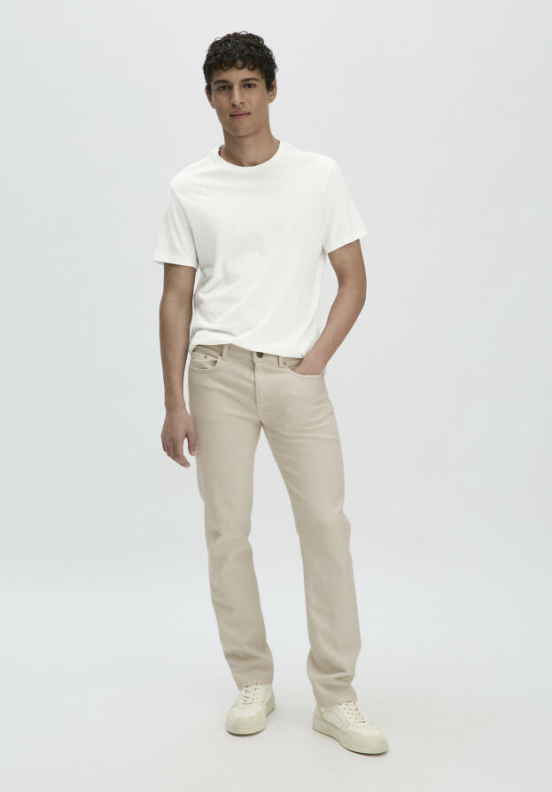 hessnatur Herren Jeans BEN Regular Straight aus Bio-Denim mit Hanf - natur - Größe 38/32
