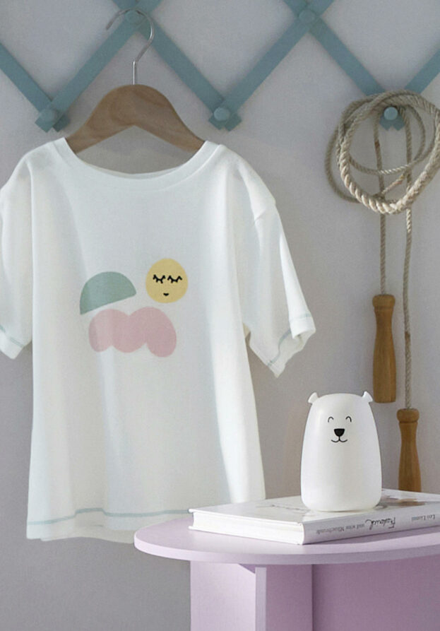 hessnatur Kinder  Pyjama Regular aus Bio-Baumwolle - grün - Größe 110/116