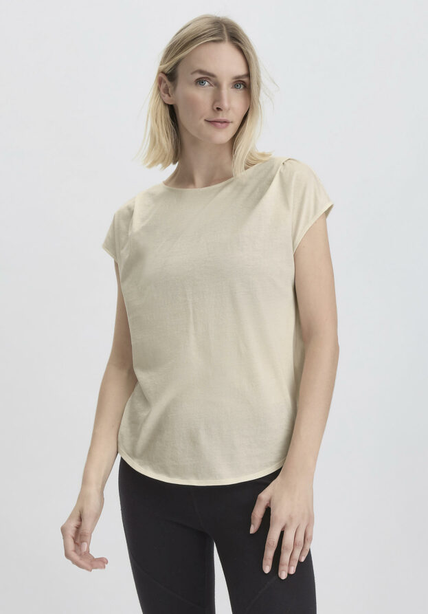 hessnatur Loungewear Shirt Relaxed ACTIVE LIGHT aus Bio-Baumwolle - natur - Größe 34