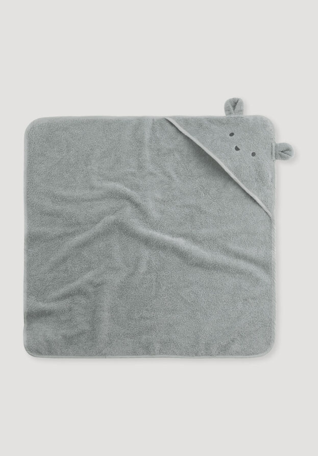 hessnatur Baby Frottier-Handtuch aus Bio-Baumwolle - grün - Größe 70 x 70 cm