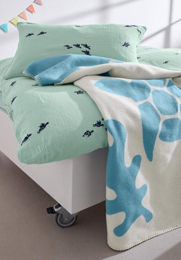 hessnatur Baby- & Kinder-Decke aus Bio-Baumwolle - natur - Größe 75x100 cm