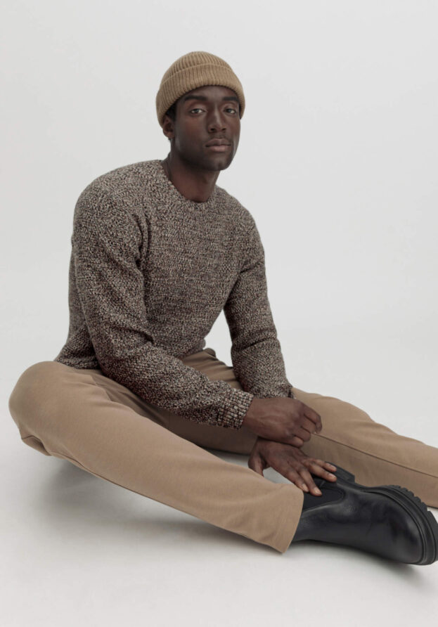 hessnatur Herren Chelsea Boots aus chromfrei gegerbtem Leder - schwarz - Größe 43