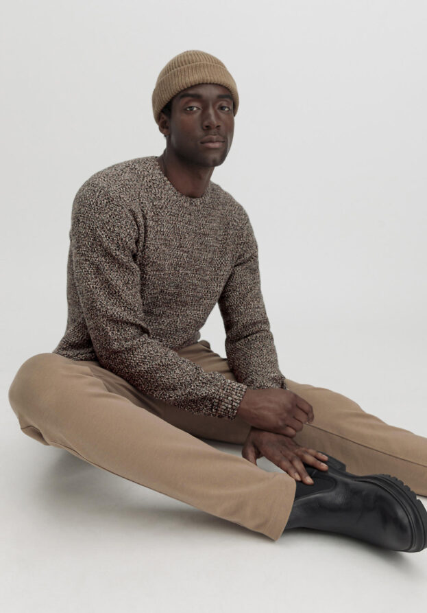 hessnatur Herren Chelsea Boots aus chromfrei gegerbtem Leder - schwarz - Größe 41