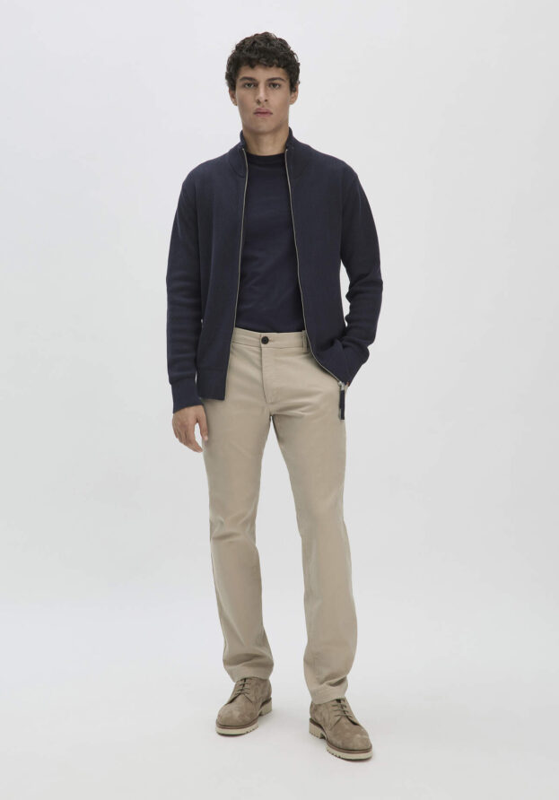 hessnatur Herren Chino LENN Regular aus Bio-Baumwolle - beige - Größe 32/30