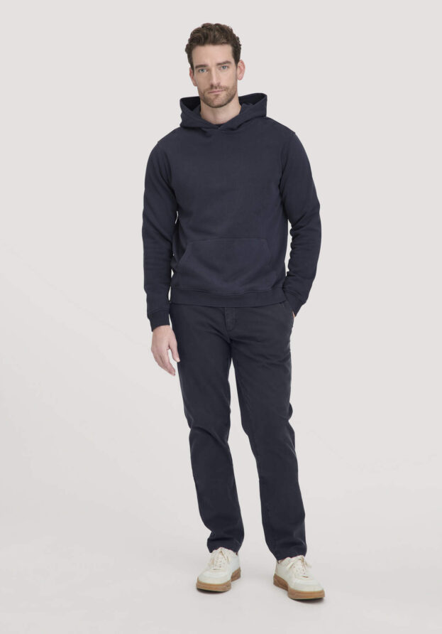 hessnatur Herren Chino LENN Regular aus Bio-Baumwolle - blau - Größe 30/32