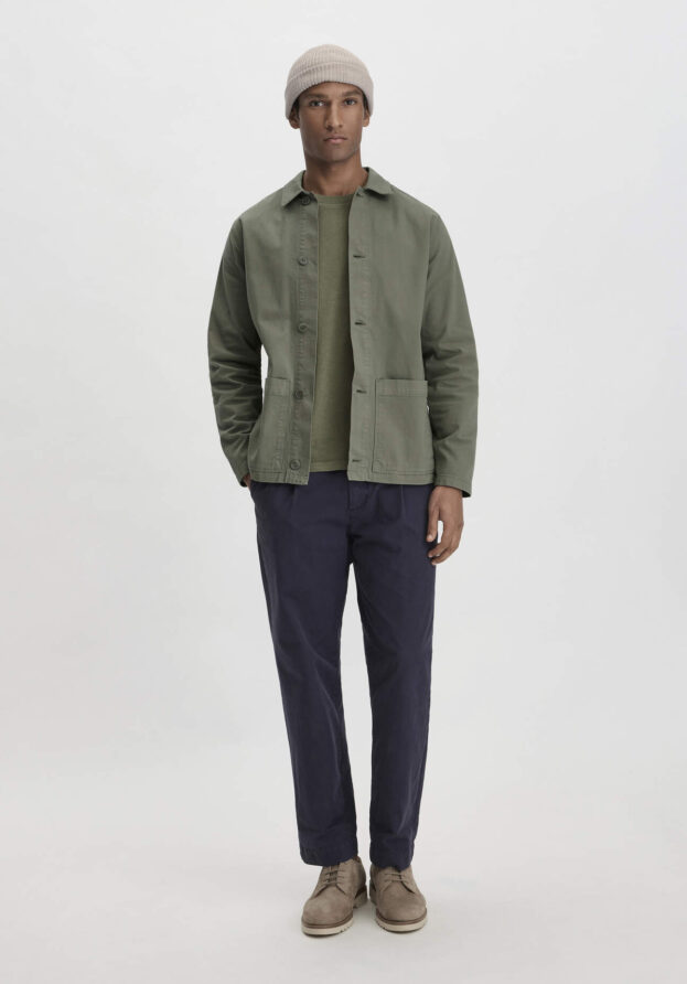 hessnatur Herren Chino RON Relaxed aus Bio-Baumwolle - blau - Größe 30/32