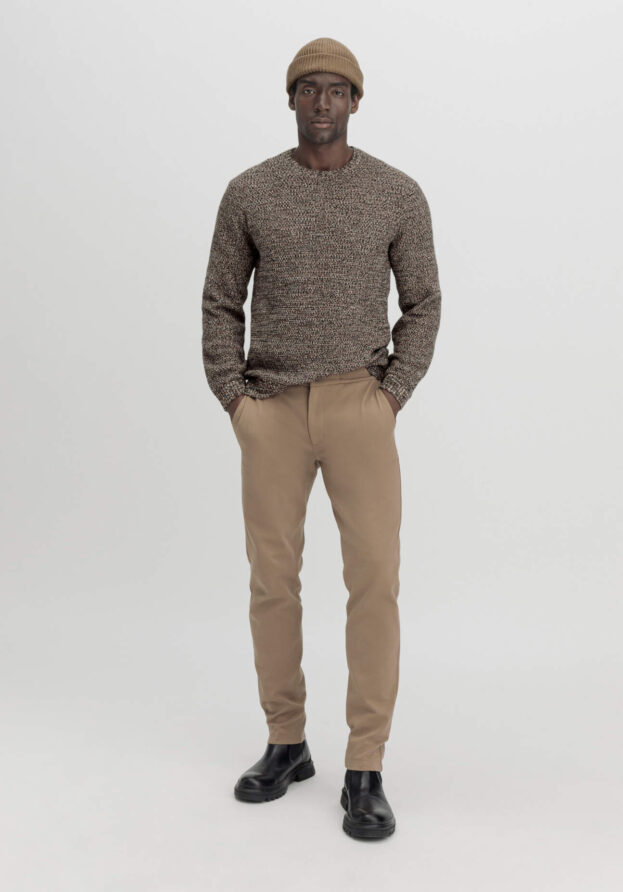 hessnatur Herren Hose TINO Regular aus Bio-Baumwolle - braun - Größe 38/32