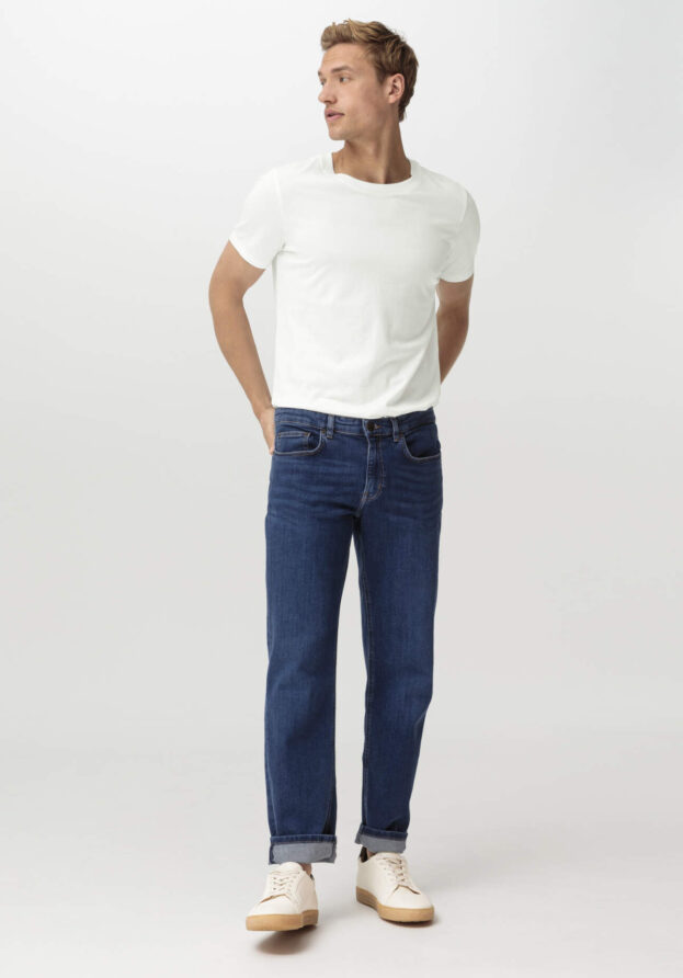 hessnatur Herren Jeans BEN Regular Straight aus Bio-Denim - blau - Größe 38/32