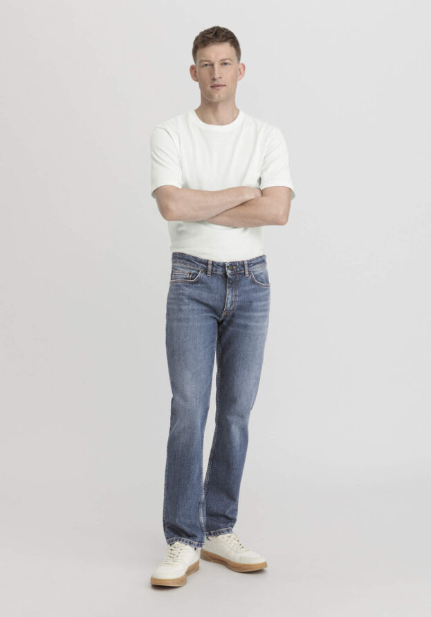 hessnatur Herren Jeans BEN Regular Straight aus Bio-Denim - blau - Größe 32/32