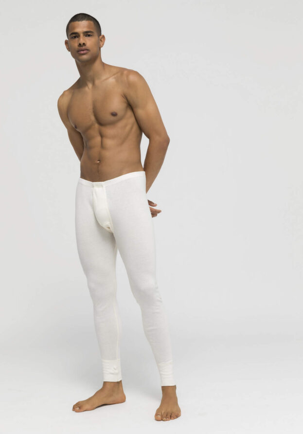 hessnatur lange Herren Pants Regular Cut PURE NATURE aus Bio-Baumwolle - natur - Größe 7 = XL