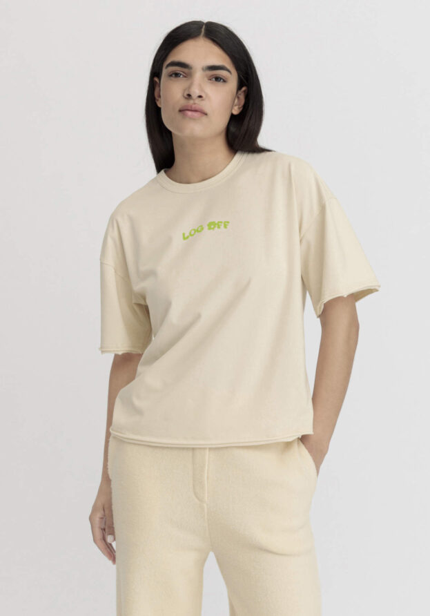 hessnatur Loungewear Shirt Relaxed ACTIVE LIGHT aus Bio-Baumwolle - natur - Größe M