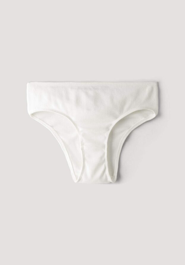 hessnatur Damen Slip regular cut im 2er-Set aus Bio-Baumwolle - weiß - Größe 48