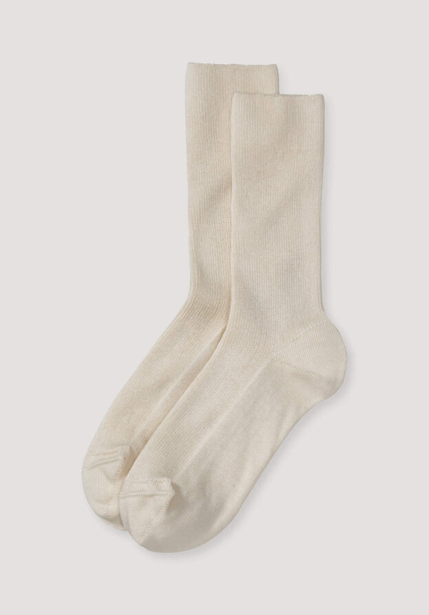 hessnatur Socken im 2er-Pack aus Bio-Baumwolle - natur - Größe 36/37