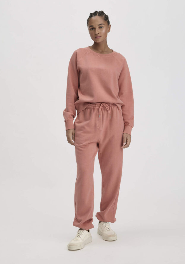 hessnatur Damen Sweathose Relaxed aus Bio-Baumwolle - braun - Größe 40