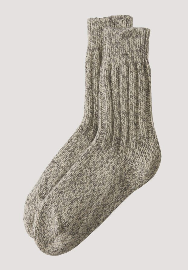 hessnatur Unisex Stricksocken aus Bio-Merinowolle - natur - Größe 36/37
