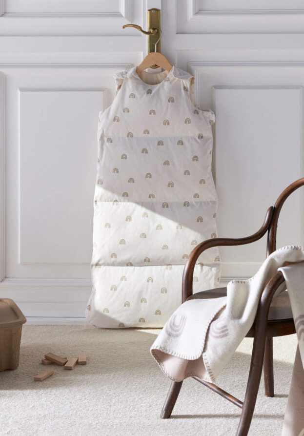 hessnatur Baby Daunen Babyschlafsack mit fairer Daune - natur - Größe 70 cm