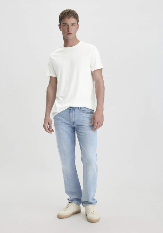 hessnatur Herren Jeans BEN Regular Straight aus Bio-Denim - blau - Größe 34/34