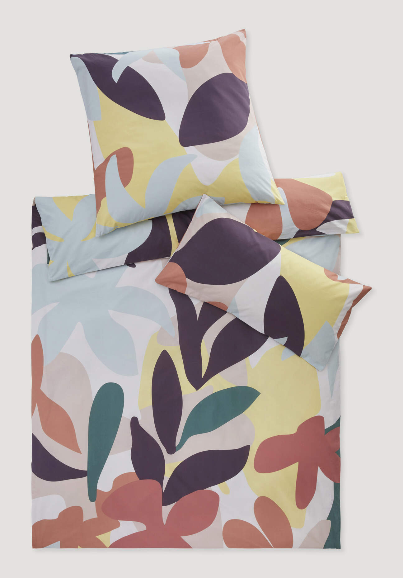 hessnatur Peached Perkal Bettwäsche Set TALVI aus Bio-Baumwolle - rosa - Größe 155x220 / 40x80 cm